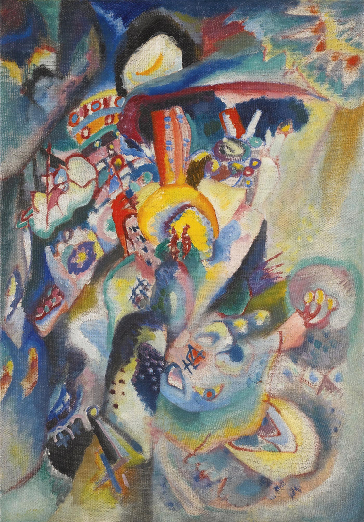 Moscow II 1916 Wassily Kandinsky Abstract Oil Painting